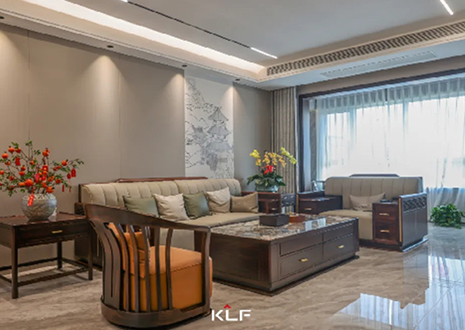 KLF全屋記 | 138㎡現(xiàn)代新中式之家，勾勒古典國風(fēng)雅韻